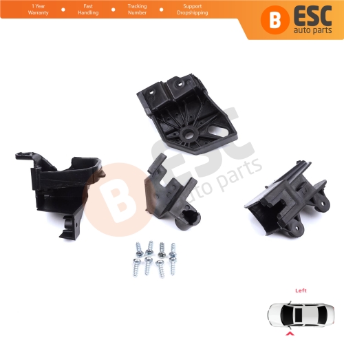 Headlight Holder Mount Repair Bracket Tab Set Left Side for Peugeot Rifter Partner K9 2018-On 9824199280