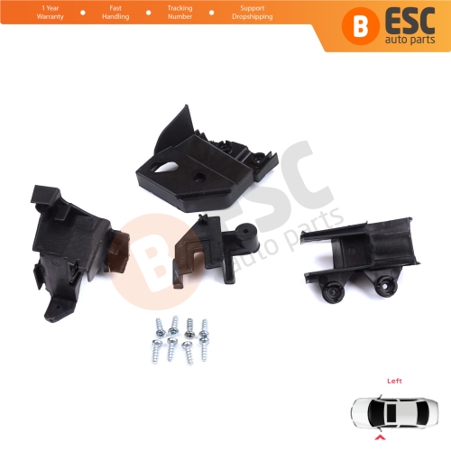 Headlight Holder Mount Repair Bracket Tab Set Left Side for Peugeot Rifter Partner K9 2018-On 9824199280