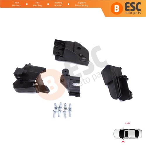 Headlight Holder Mount Repair Bracket Tab Set Left Side for Peugeot Rifter Partner K9 2018-On 9824199280