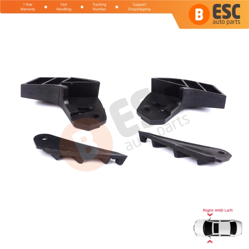 Headlight Holder Mount Repair Bracket Tab Set Left Right Side for Ford Transit Tourneo Custom MK1 V362 2018-2024 Facelift JK2113W030BJ