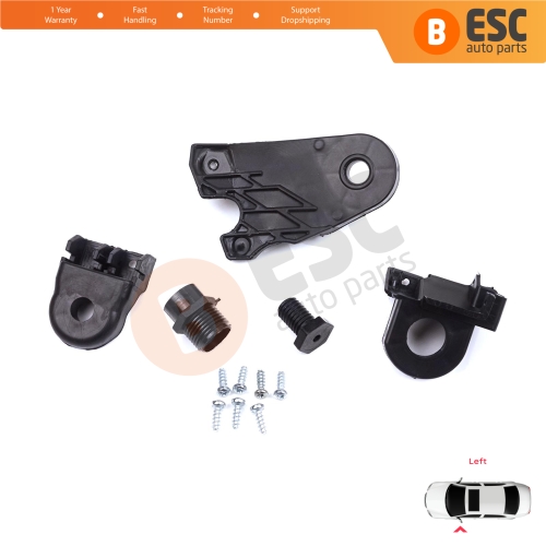 Headlight Holder Mount Repair Bracket Tab Set Left Side for Mercedes C Class W205 C205 S205 A205 2013-2023 A2058200514