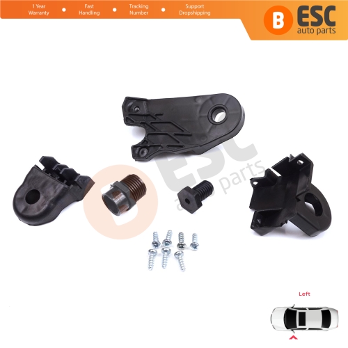 Headlight Holder Mount Repair Bracket Tab Set Left Side for Mercedes C Class W205 C205 S205 A205 2013-2023 A2058200514