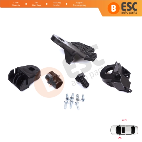 Headlight Holder Mount Repair Bracket Tab Set Left Side for Mercedes C Class W205 C205 S205 A205 2013-2023 A2058200514