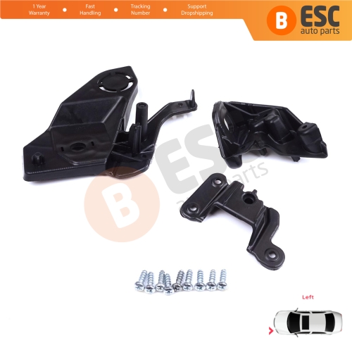 Headlight Holder Mount Repair Bracket Tab Set Left Side for Peugeot 208 e-208 MK2 P21 2008 e-2008 MK2 P24 2019-On 1656169580