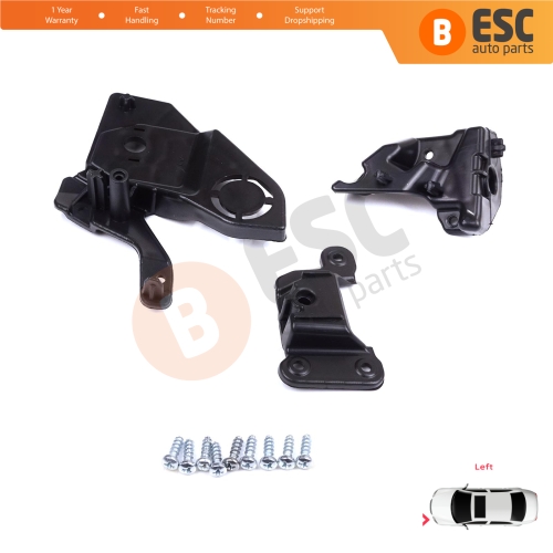 Headlight Holder Mount Repair Bracket Tab Set Left Side for Peugeot 208 e-208 MK2 P21 2008 e-2008 MK2 P24 2019-On 1656169580