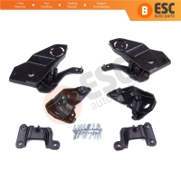 Headlight Holder Mount Repair Bracket Tab Set Left Right Side for Peugeot 208 e-208 MK2 P21 2008 e-2008 MK2 P24 2019-On 1656169580 1656169480