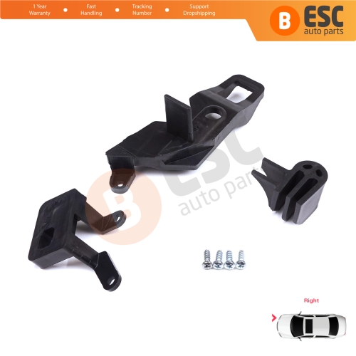 Headlight Holder Mount Repair Bracket Tab Set Right Side for Citroen C Elysee DD 2017-2024﻿ Facelift 9817297880