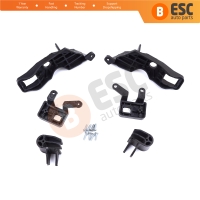 Headlight Holder Mount Repair Bracket Tab Set Left Right Side for Citroen C Elysee DD 2017-2024﻿ Facelift 9817298480 9817297880