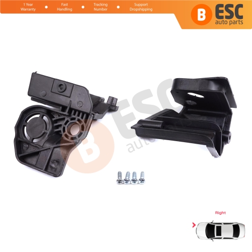 Headlight Holder Mount Repair Bracket Tab Set Right Side for Peugeot 308 MK2 T9 2013-2021 4/5 Door 9807657780