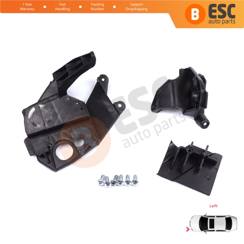 Headlight Holder Mount Repair Bracket Tab Set Left Side for Peugeot 3008 5008 MK2 2016-2024 9814255880