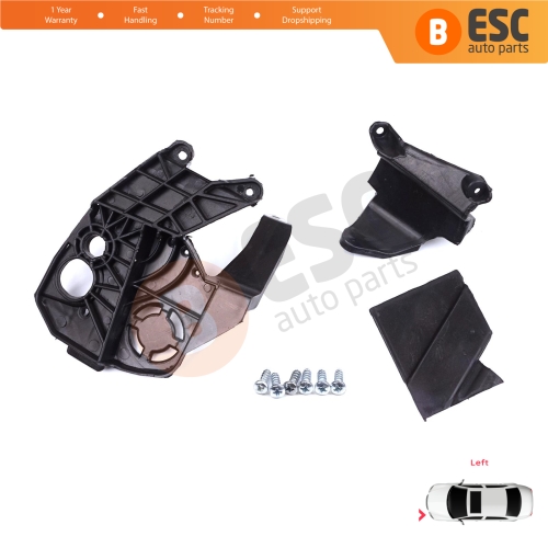 Headlight Holder Mount Repair Bracket Tab Set Left Side for Peugeot 3008 5008 MK2 2016-2024 9814255880