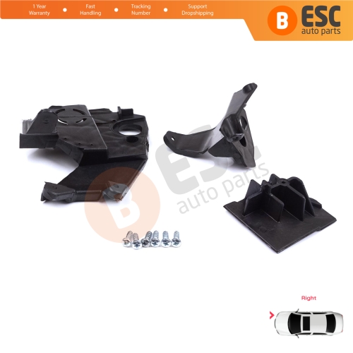 Headlight Holder Mount Repair Bracket Tab Set Right Side for Peugeot 3008 5008 MK2 2016-2024 9814255780