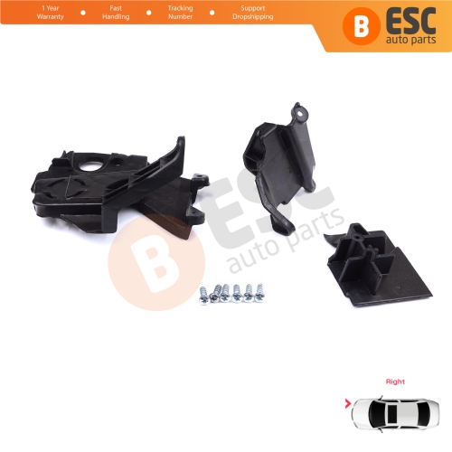 Headlight Holder Mount Repair Bracket Tab Set Right Side for Peugeot 3008 5008 MK2 2016-2024 9814255780