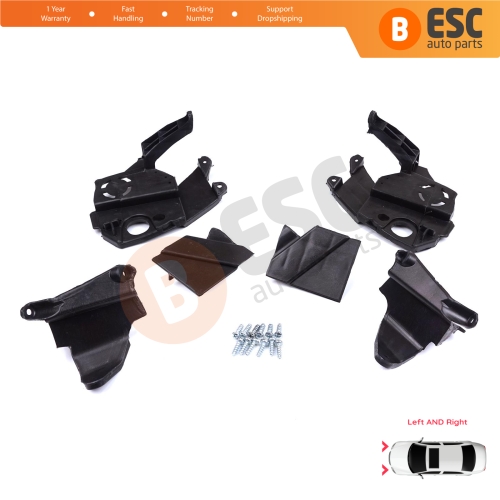 Headlight Holder Mount Repair Bracket Tab Set Left Right Side for Peugeot 3008 5008 MK2 2016-2024 9814255880 9814255780