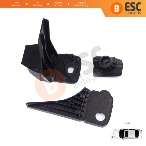 Headlight Holder Mount Repair Bracket Tab Set Left Side for Ford Focus MK4 C519 HN HM HP 2018-On JX7B13W030CE