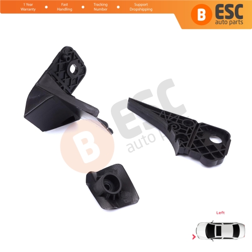 Headlight Holder Mount Repair Bracket Tab Set Left Side for Ford Focus MK4 C519 HN HM HP 2018-On JX7B13W030CE