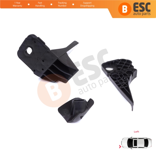 Headlight Holder Mount Repair Bracket Tab Set Left Side for Ford Focus MK4 C519 HN HM HP 2018-On JX7B13W030CE