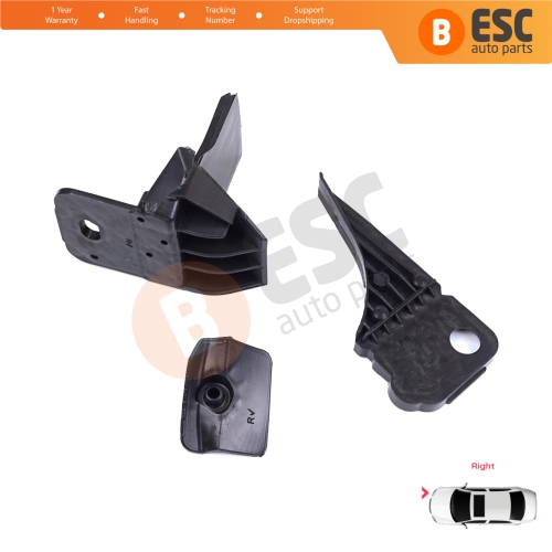 Headlight Holder Mount Repair Bracket Tab Set Right Side for Ford Focus MK4 C519 HN HM HP 2018-On JX7B13W029CE