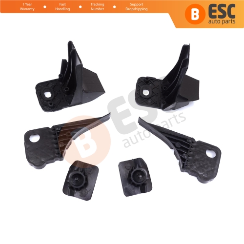 Headlight Holder Mount Repair Bracket Tab Set Right Left Side for Ford Focus MK4 C519 HN HM HP 2018-On JX7B13W030CE JX7B13W029CE