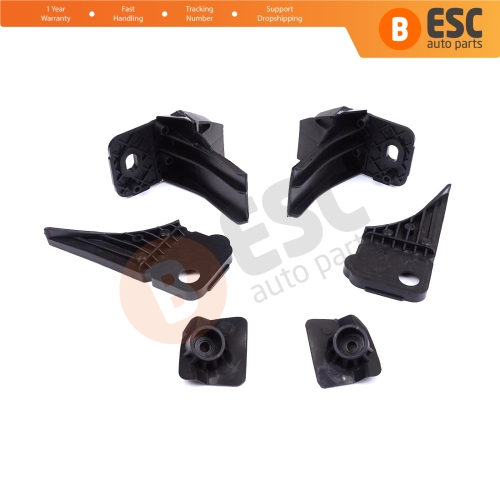 Headlight Holder Mount Repair Bracket Tab Set Right Left Side for Ford Focus MK4 C519 HN HM HP 2018-On JX7B13W030CE JX7B13W029CE