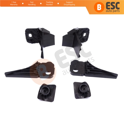 Headlight Holder Mount Repair Bracket Tab Set Right Left Side for Ford Focus MK4 C519 HN HM HP 2018-On JX7B13W030CE JX7B13W029CE