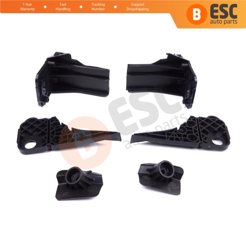 Headlight Holder Mount Repair Bracket Tab Set Right Left Side for Ford Focus MK4 C519 HN HM HP 2018-On JX7B13W030CE JX7B13W029CE