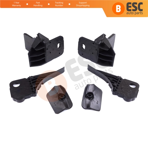 Headlight Holder Mount Repair Bracket Tab Set Right Left Side for Ford Focus MK4 C519 HN HM HP 2018-On JX7B13W030CE JX7B13W029CE