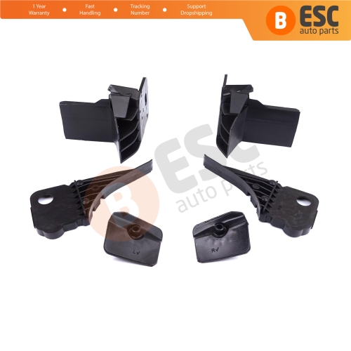 Headlight Holder Mount Repair Bracket Tab Set Right Left Side for Ford Focus MK4 C519 HN HM HP 2018-On JX7B13W030CE JX7B13W029CE