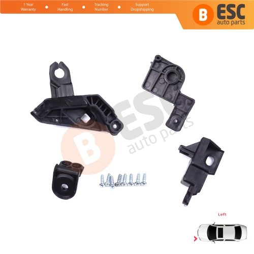 Headlight Holder Mount Repair Bracket Tab Set Left Side for Toyota Corolla MK12 E21 EA1 EH1 2019-On 81170-02T30