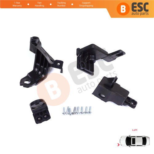 Headlight Holder Mount Repair Bracket Tab Set Left Side for Toyota Corolla MK12 E21 EA1 EH1 2019-On 81170-02T30