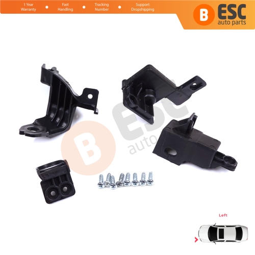 Headlight Holder Mount Repair Bracket Tab Set Left Side for Toyota Corolla MK12 E21 EA1 EH1 2019-On 81170-02T30