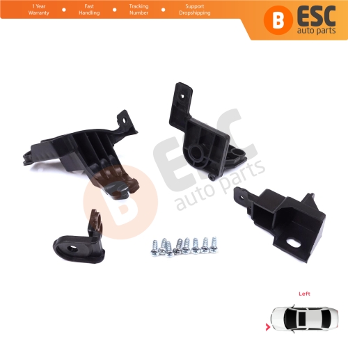 Headlight Holder Mount Repair Bracket Tab Set Left Side for Toyota Corolla MK12 E21 EA1 EH1 2019-On 81170-02T30