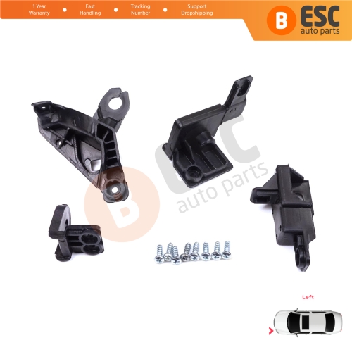 Headlight Holder Mount Repair Bracket Tab Set Left Side for Toyota Corolla MK12 E21 EA1 EH1 2019-On 81170-02T30