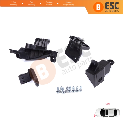 Headlight Holder Mount Repair Bracket Tab Set Left Side for Toyota Corolla MK12 E21 EA1 EH1 2019-On 81170-02T30