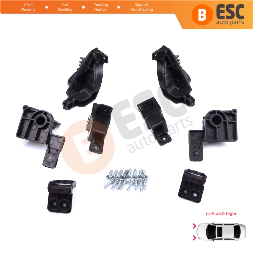 Headlight Holder Mount Repair Bracket Tab Set Right Left Side for Toyota Corolla MK12 E21 EA1 EH1 2019-On 81170-02T30 81130-02T30