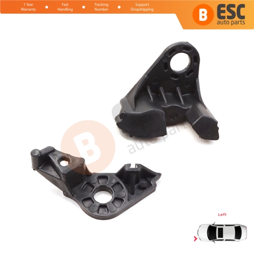 Headlight Holder Mount Repair Bracket Tab Set Left Side for Citroen C4 MK1 LC Coupe MK1 THE 2004-2010 621283