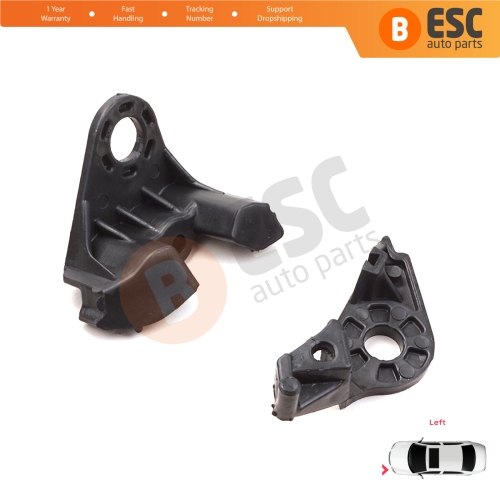 Headlight Holder Mount Repair Bracket Tab Set Left Side for Citroen C4 MK1 LC Coupe MK1 THE 2004-2010 621283