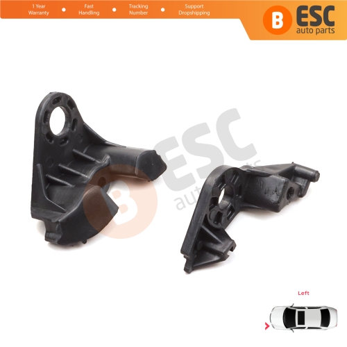 Headlight Holder Mount Repair Bracket Tab Set Left Side for Citroen C4 MK1 LC Coupe MK1 THE 2004-2010 621283