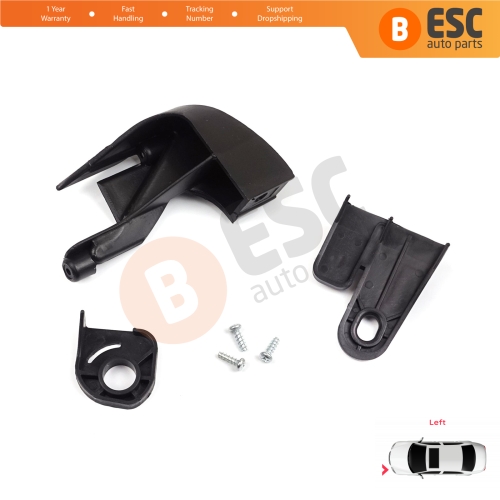 Headlight Holder Mount Repair Bracket Tab Set Left Side for Fiat Fiorino MK3 225 Citroen Nemo Peugeot Bipper 2007-2020 6212F4