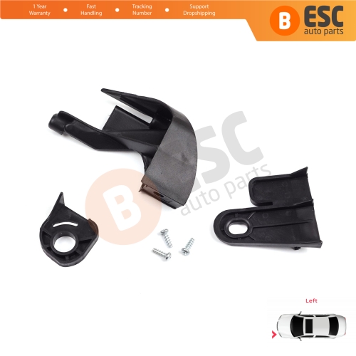 Headlight Holder Mount Repair Bracket Tab Set Left Side for Fiat Fiorino MK3 225 Citroen Nemo Peugeot Bipper 2007-2020 6212F4