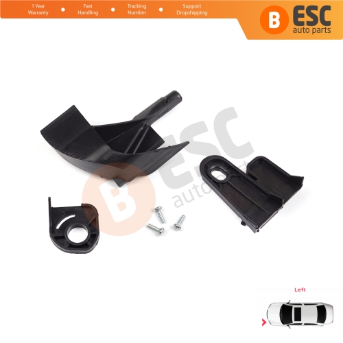 Headlight Holder Mount Repair Bracket Tab Set Left Side for Fiat Fiorino MK3 225 Citroen Nemo Peugeot Bipper 2007-2020 6212F4