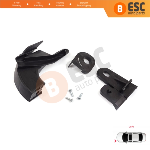 Headlight Holder Mount Repair Bracket Tab Set Left Side for Fiat Fiorino MK3 225 Citroen Nemo Peugeot Bipper 2007-2020 6212F4