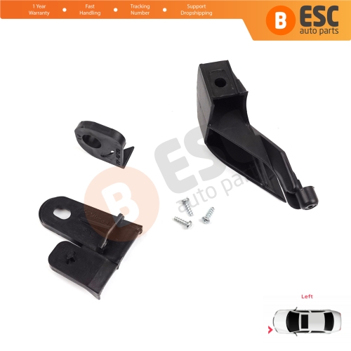 Headlight Holder Mount Repair Bracket Tab Set Left Side for Fiat Fiorino MK3 225 Citroen Nemo Peugeot Bipper 2007-2020 6212F4