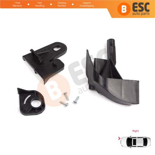 Headlight Holder Mount Repair Bracket Tab Set Right Side for Fiat Fiorino 225 MK3 Citroen Nemo Peugeot Bipper 2007-2020 6212F3