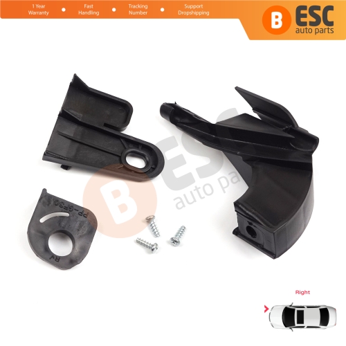 Headlight Holder Mount Repair Bracket Tab Set Right Side for Fiat Fiorino 225 MK3 Citroen Nemo Peugeot Bipper 2007-2020 6212F3