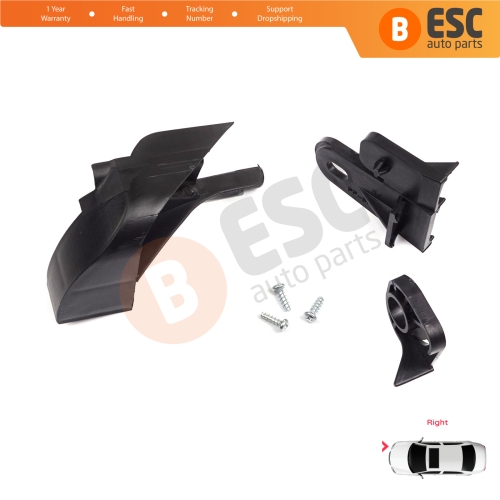 Headlight Holder Mount Repair Bracket Tab Set Right Side for Fiat Fiorino 225 MK3 Citroen Nemo Peugeot Bipper 2007-2020 6212F3