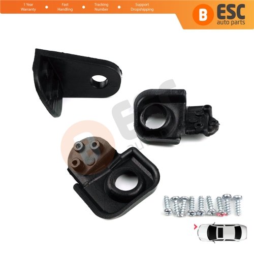 Headlight Holder Mount Repair Bracket Tab Set Right Side for Fiat Doblo Box MPV 119 223 2005-2010