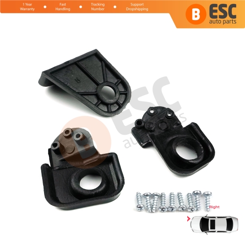 Headlight Holder Mount Repair Bracket Tab Set Right Side for Fiat Doblo Box MPV 119 223 2005-2010