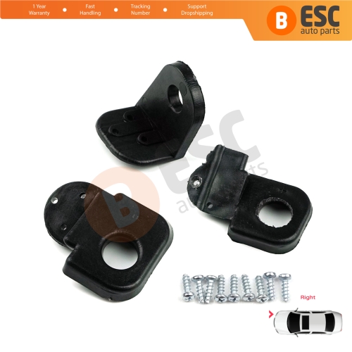 Headlight Holder Mount Repair Bracket Tab Set Right Side for Fiat Doblo Box MPV 119 223 2005-2010