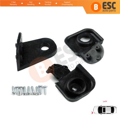 Headlight Holder Mount Repair Bracket Tab Set Left Side for Fiat Doblo Box MPV 119 223 2005-2010